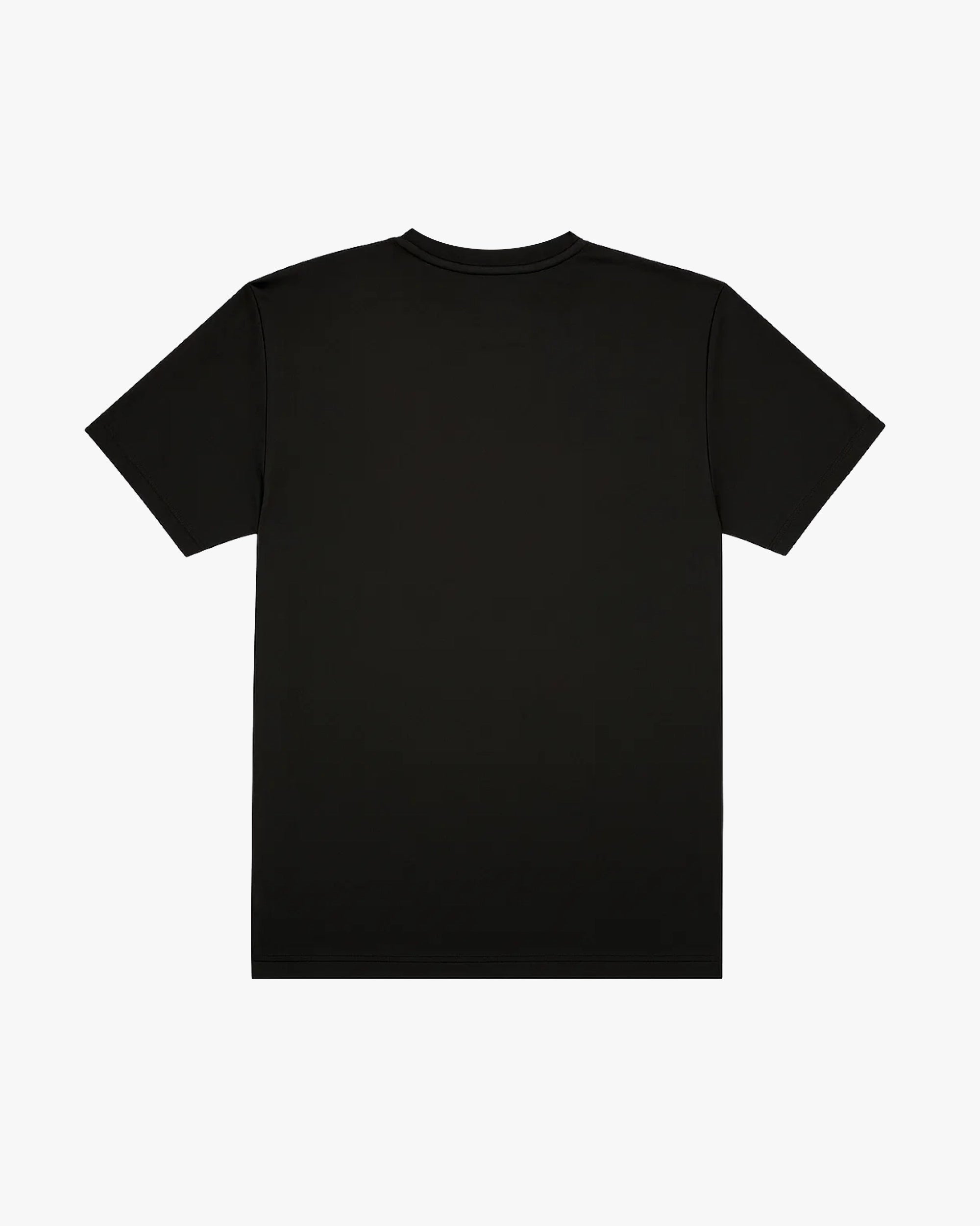 Maillot Palestine noir, vue arrière, design minimaliste et élégant, tissu noir premium.