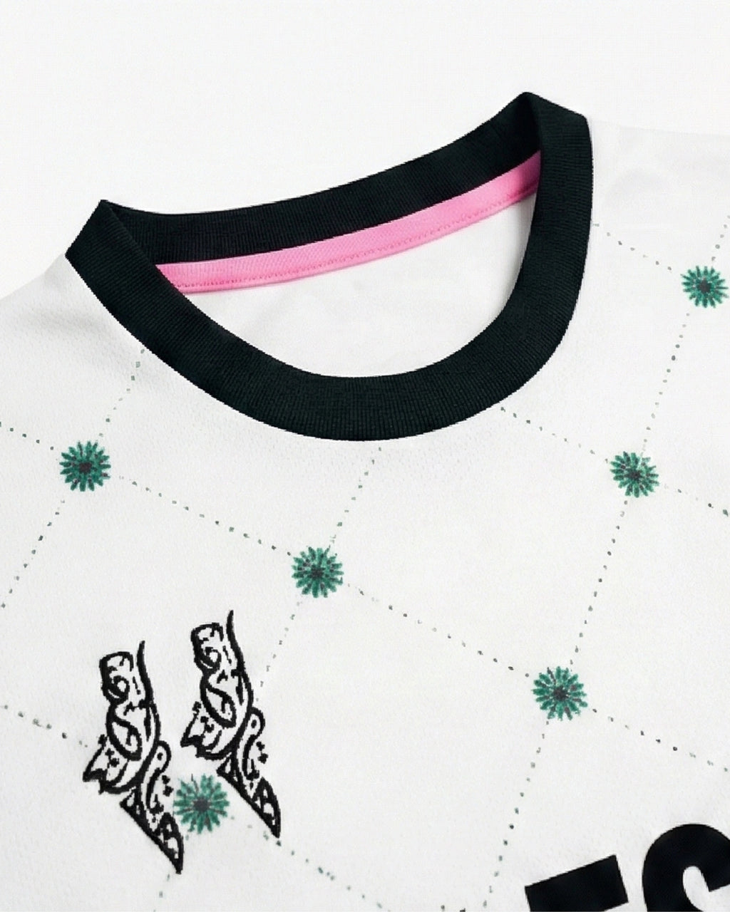 Palestine Vert et Blanc Football – Édition Damier