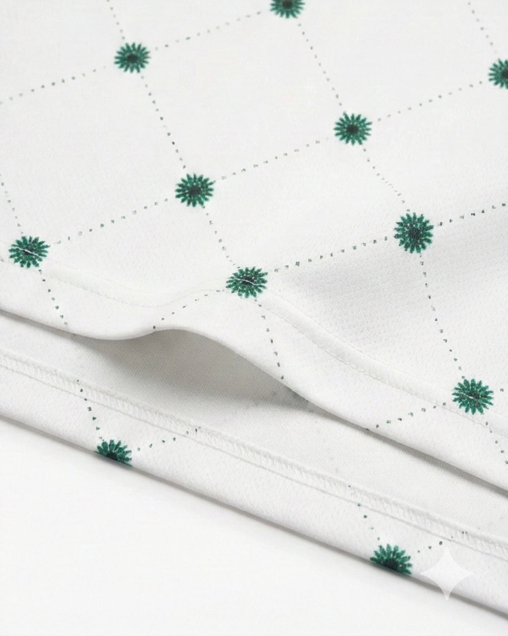 Palestine Vert et Blanc Football – Édition Damier