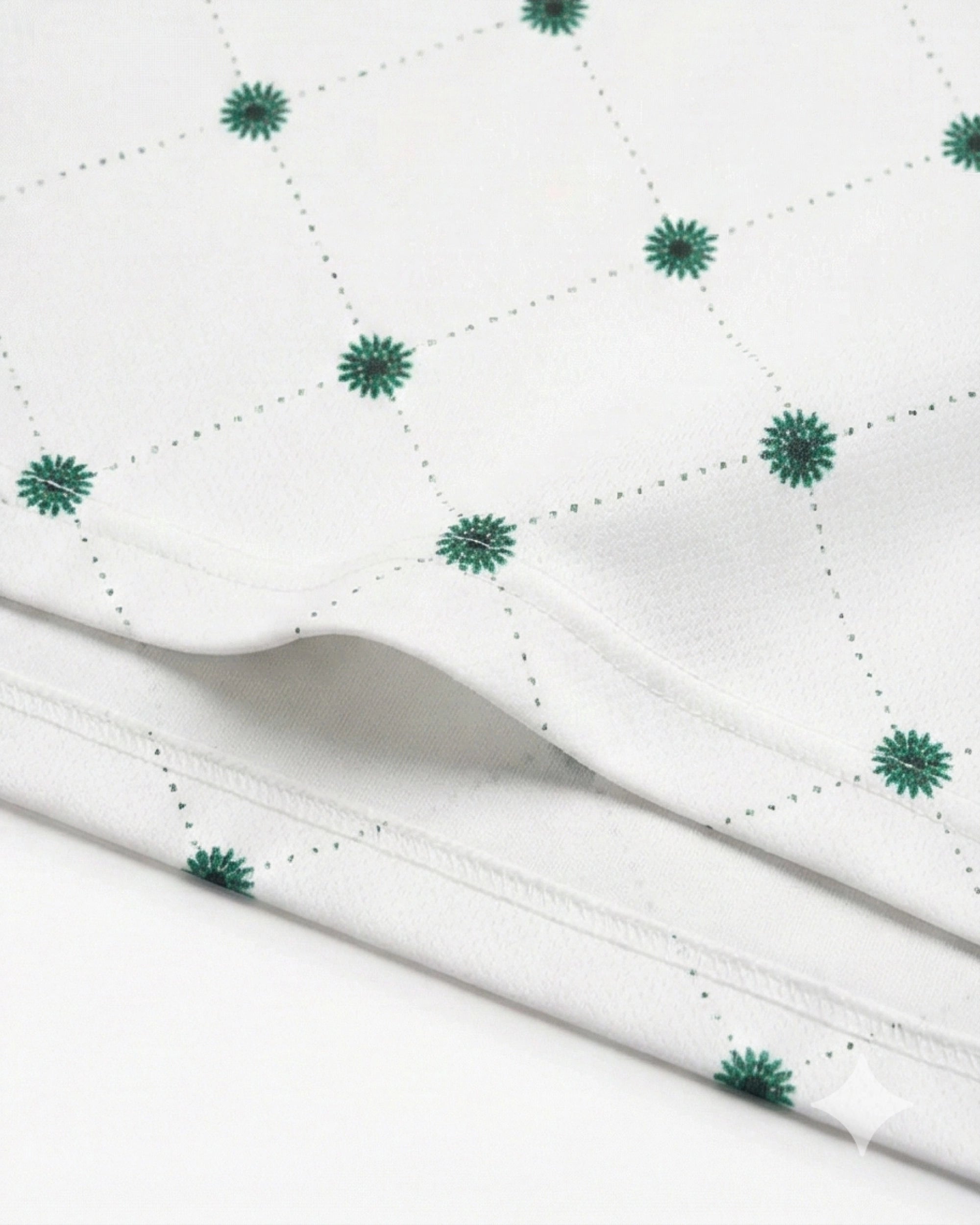 Palestine Vert et Blanc Football – Édition Damier