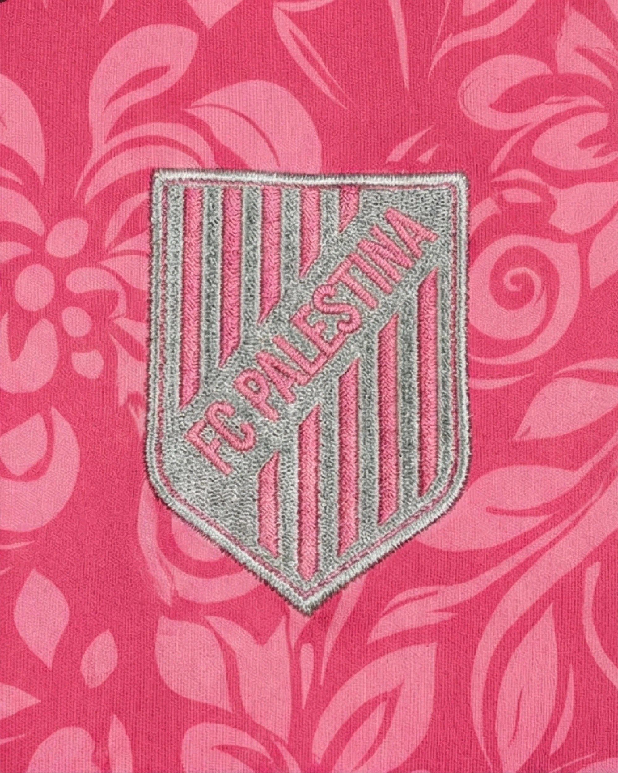 Palestine Noir et Rose Football – Édition Florale Split